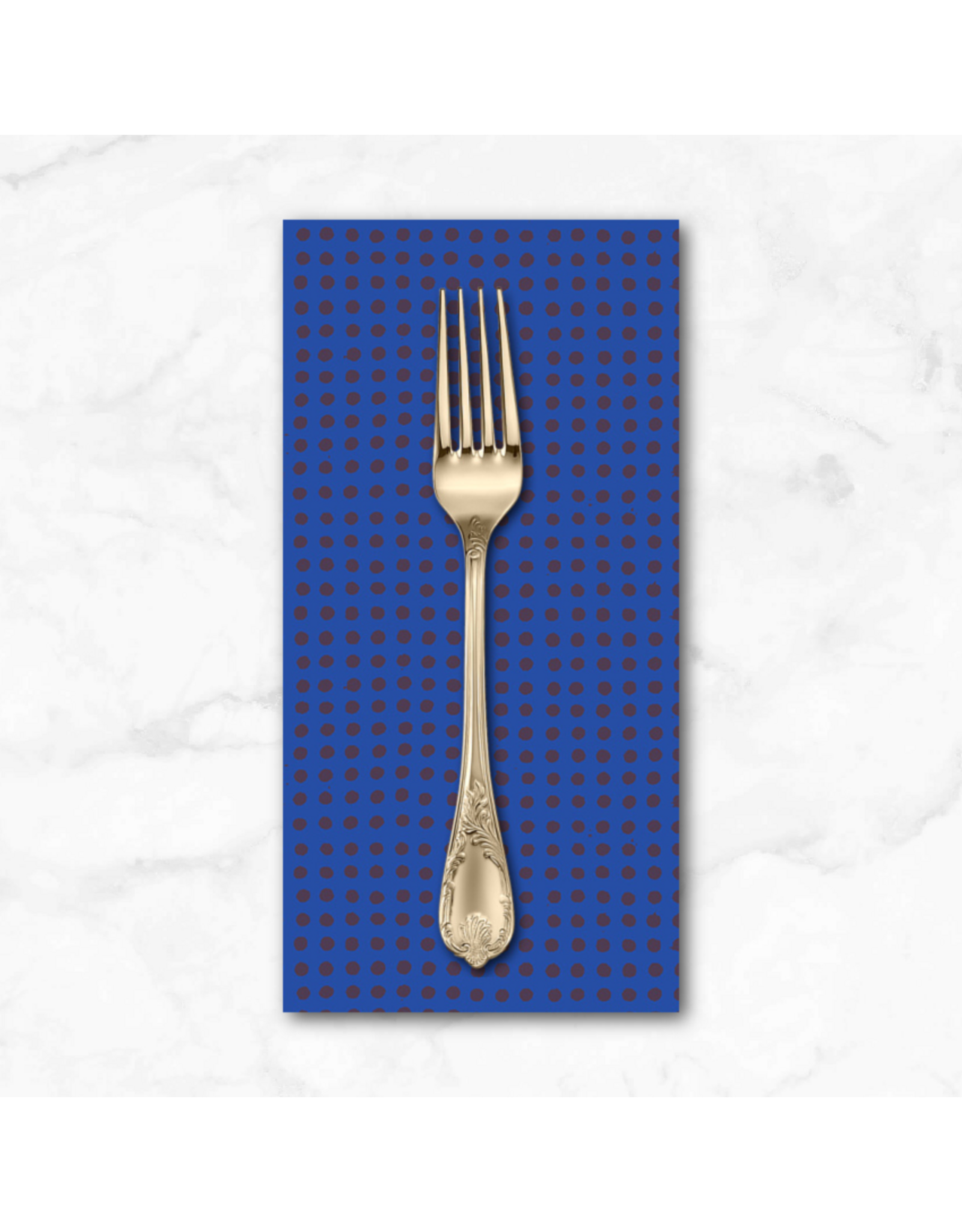 PD's Heather Ross Collection Ruby and Bee Blenders, Dots in Majorelle Ink, Dinner Napkin