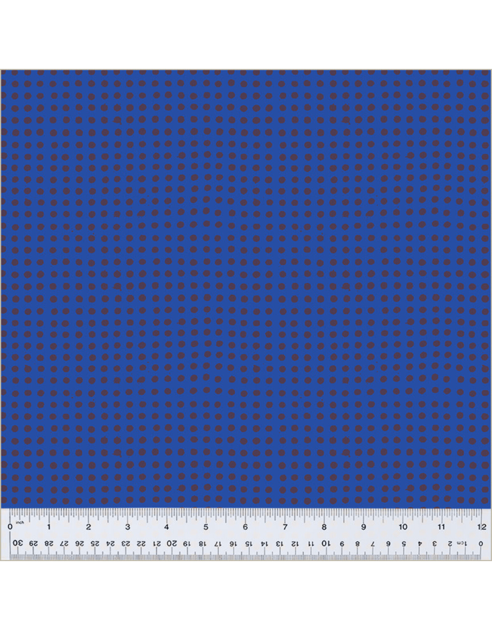 Heather Ross Ruby and Bee Blenders, Dots in Majorelle Ink, Fabric Half-Yards