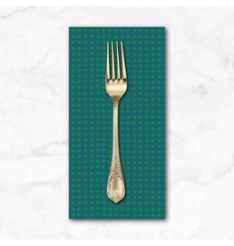 PD's Heather Ross Collection Ruby and Bee Blenders, Dots in Kelp Evergreen, Dinner Napkin