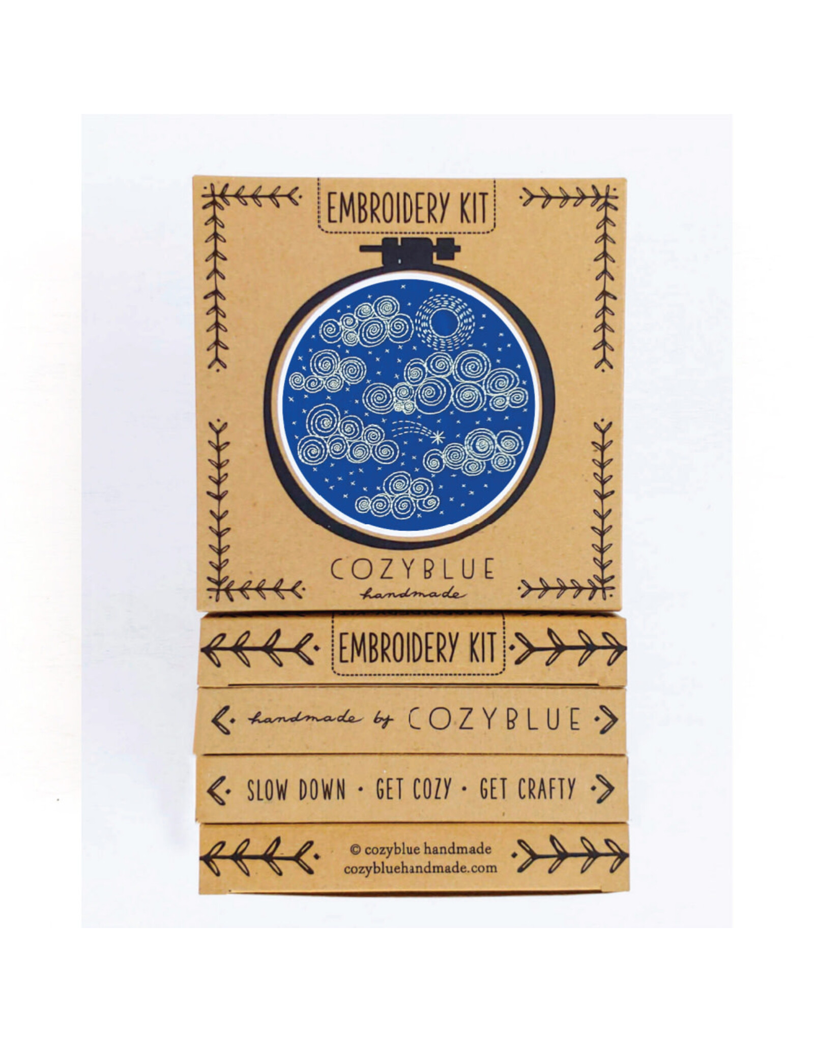 cozyblue Night Sky Embroidery Kit from cozyblue