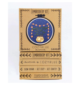cozyblue Calm + Bright Embroidery Kit from cozyblue