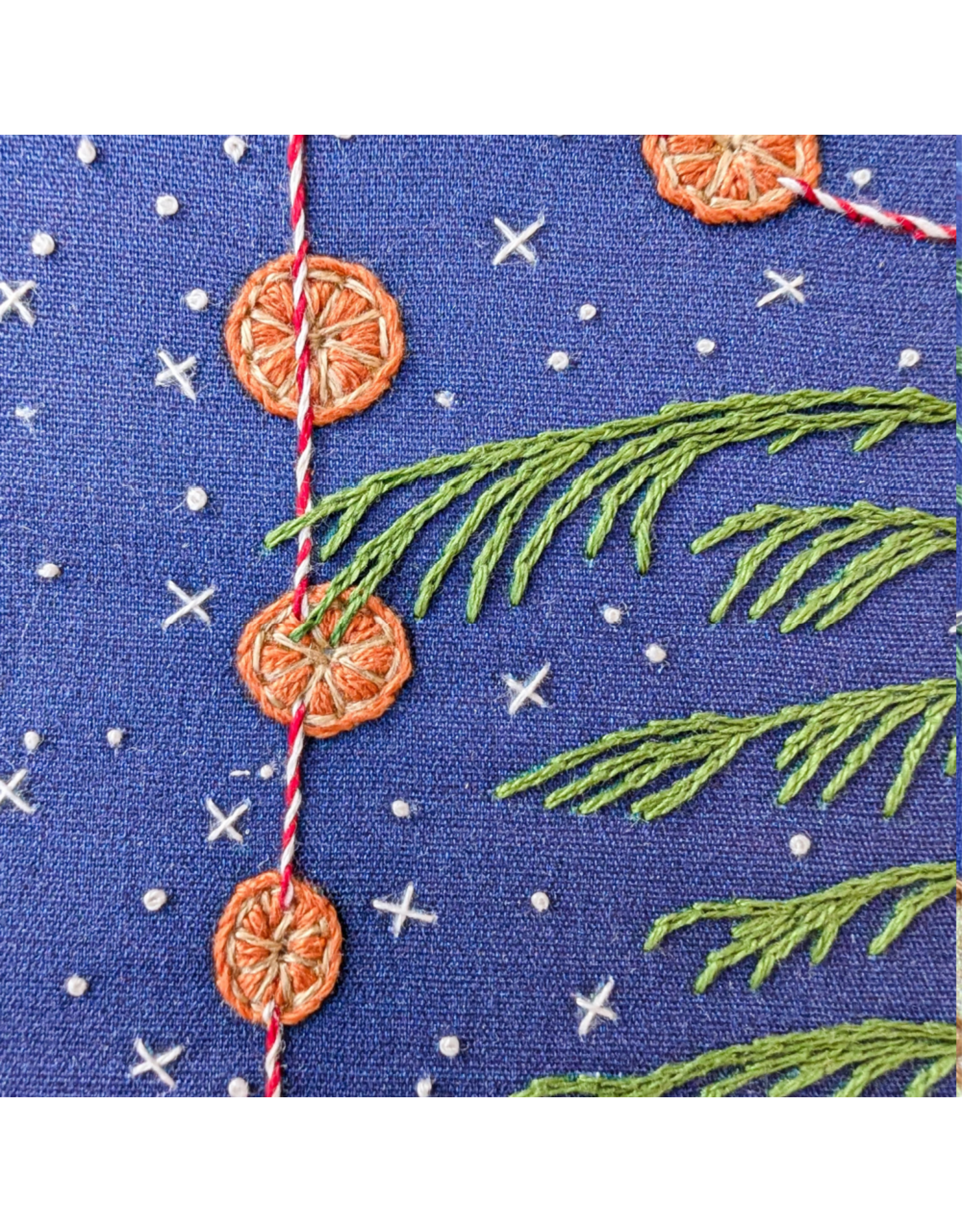 cozyblue Calm + Bright Embroidery Kit from cozyblue