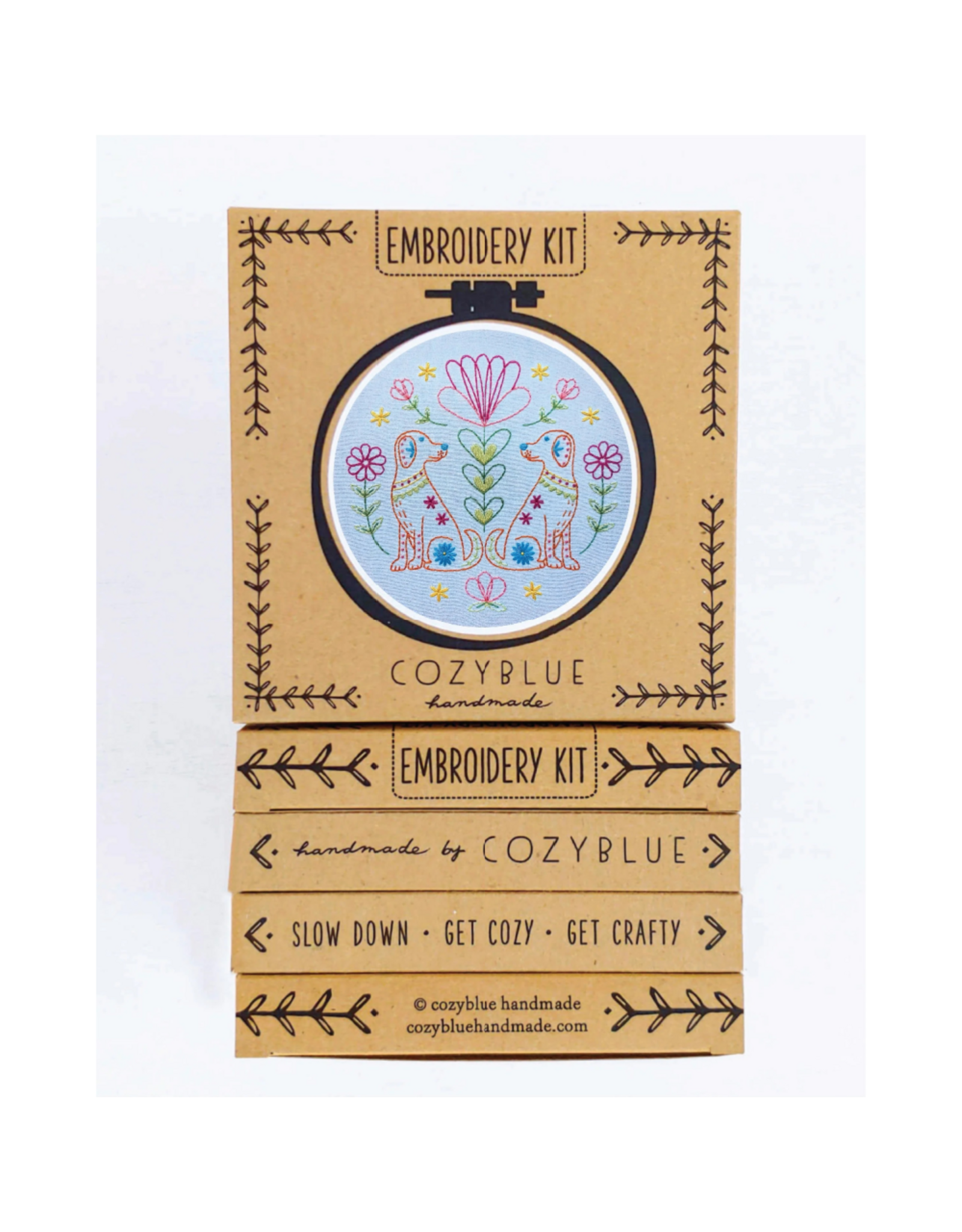 cozyblue Folk Tails Embroidery Kit from cozyblue