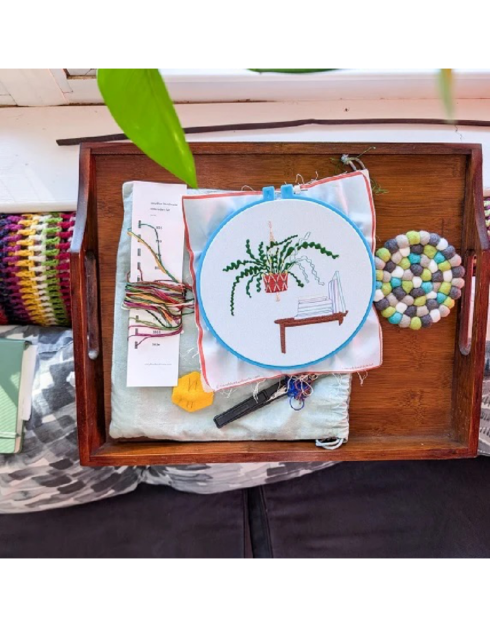 cozyblue Ricrac Embroidery Kit from cozyblue