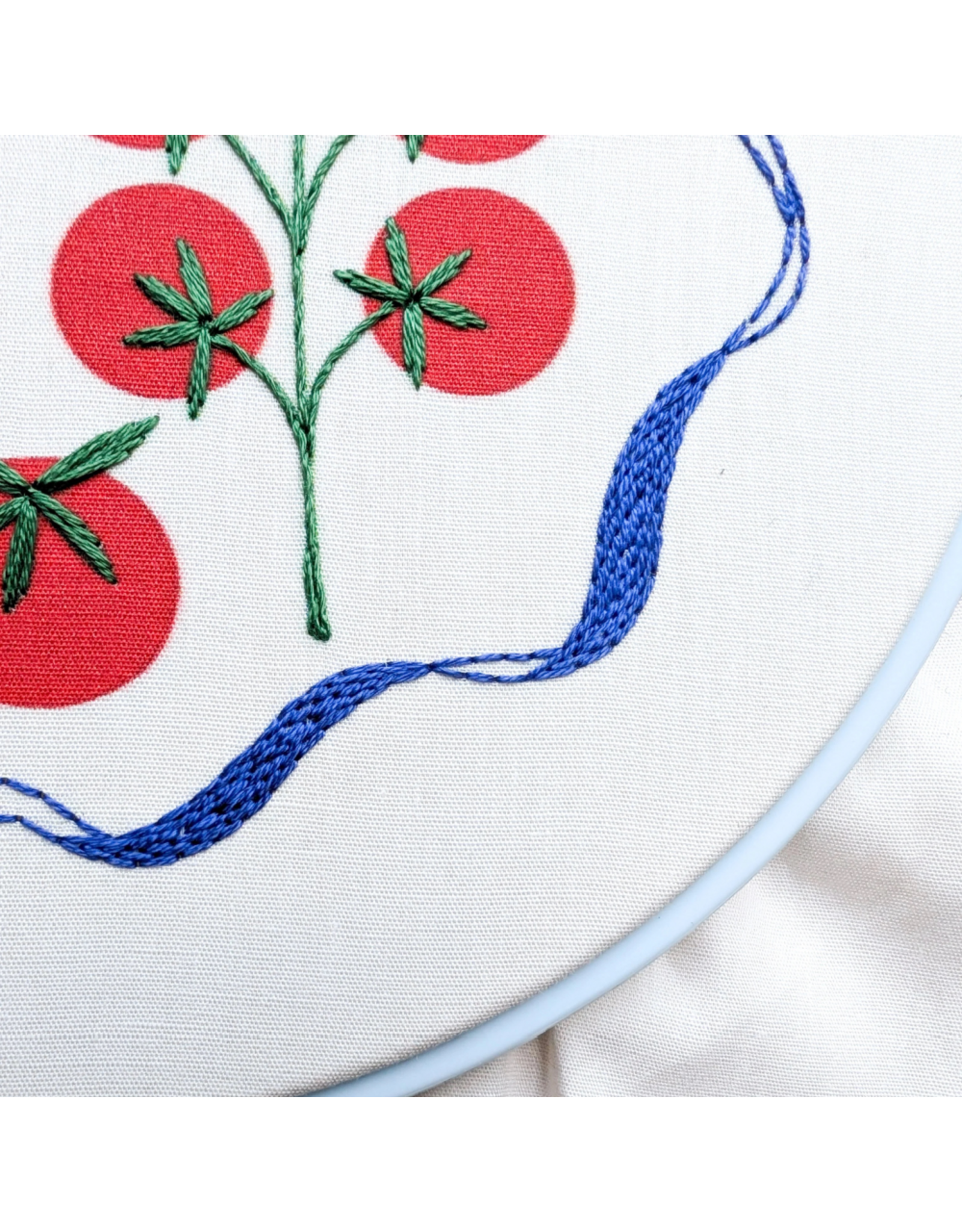 cozyblue Tomatoes Embroidery Kit from cozyblue