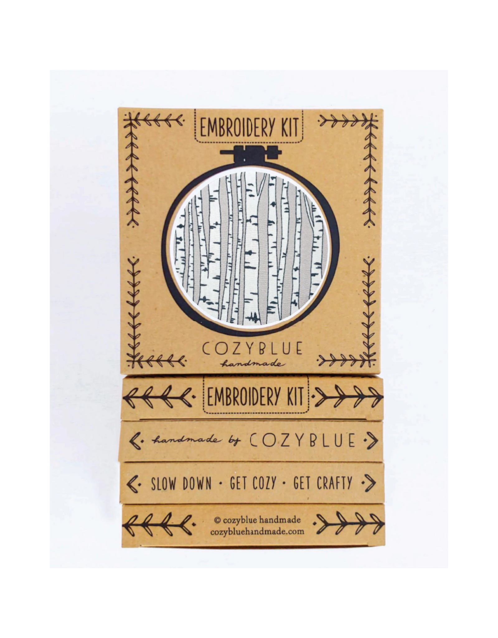 cozyblue Birch Forest Embroidery Kit from cozyblue