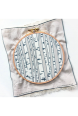 cozyblue Birch Forest Embroidery Kit from cozyblue