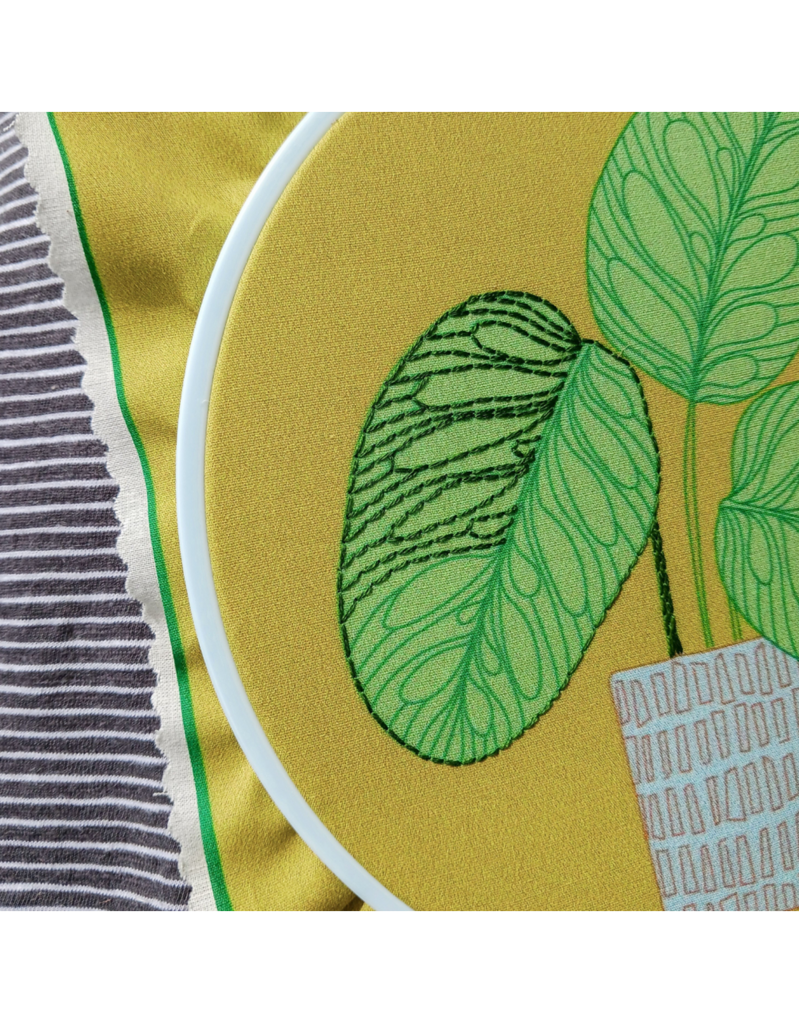 cozyblue Peacock Plant Embroidery Kit from cozyblue