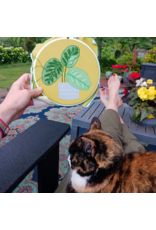 cozyblue Peacock Plant Embroidery Kit from cozyblue