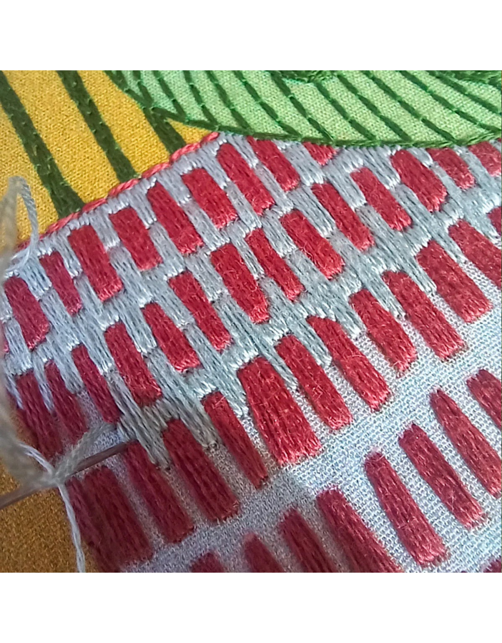 cozyblue Peacock Plant Embroidery Kit from cozyblue