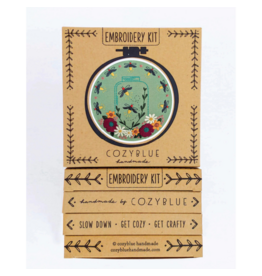 cozyblue Fireflies Embroidery Kit from cozyblue