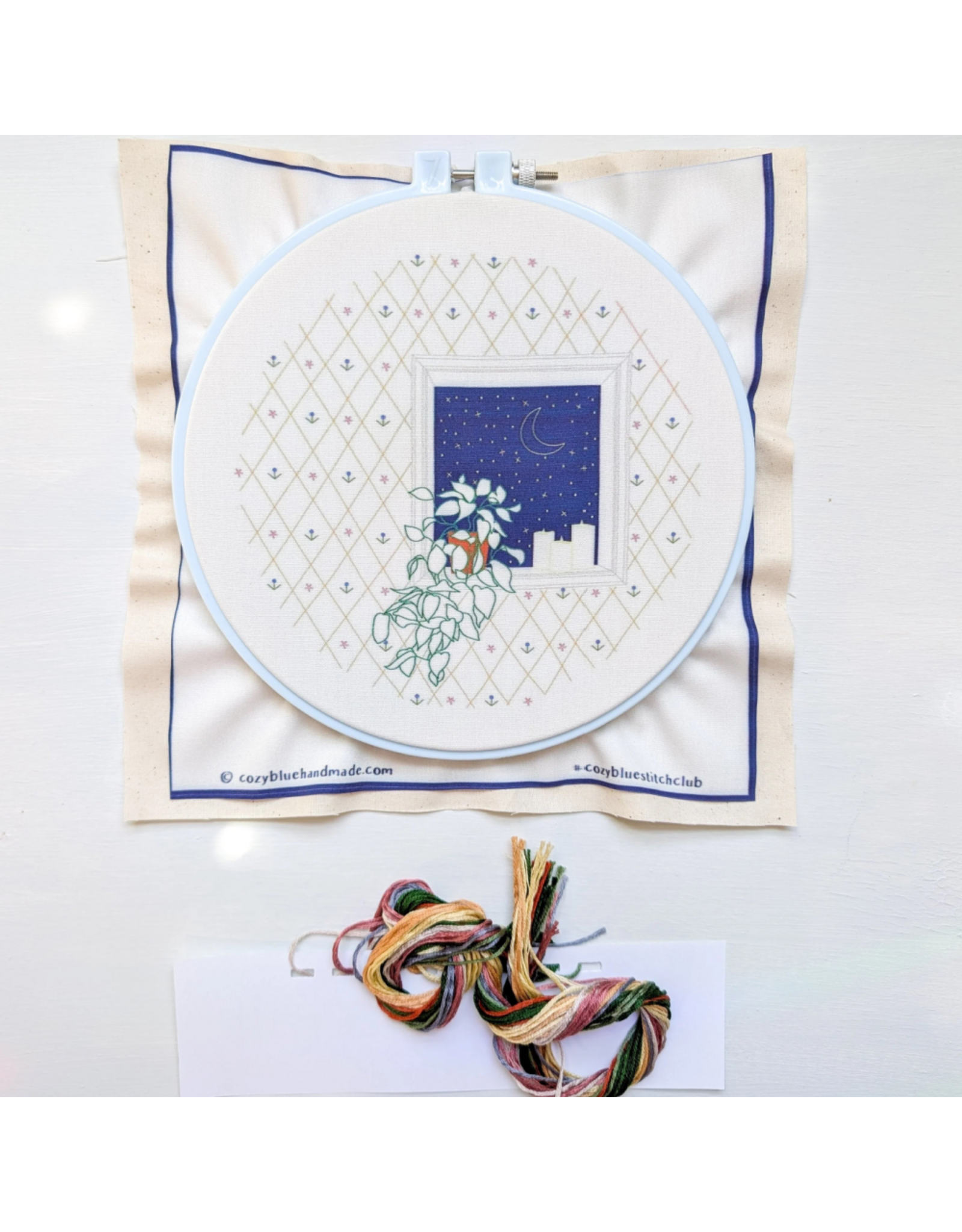 cozyblue Sweet Dreams Embroidery Kit from cozyblue
