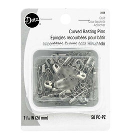 Dritz Curved Basting Safety Pins - Sz 1  (1 1/16") - 50ct.