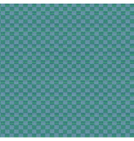Anna Maria Check Mates, Yarn Dyed Woven, Gameboard in Sea, Fabric Half-Yards