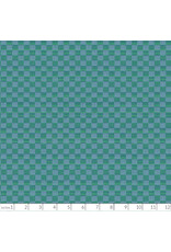 Anna Maria Check Mates, Yarn Dyed Woven, Gameboard in Sea, Fabric Half-Yards