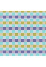 Anna Maria Check Mates, Yarn Dyed Woven, Alternate in Rattle, Fabric Half-Yards