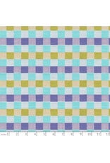 Anna Maria Check Mates, Yarn Dyed Woven, Alternate in Rattle, Fabric Half-Yards