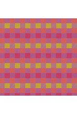 Anna Maria Check Mates, Yarn Dyed Woven, Alternate in Perfume, Fabric Half-Yards