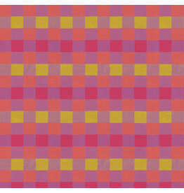 Anna Maria Check Mates, Yarn Dyed Woven, Alternate in Perfume, Fabric Half-Yards