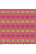 Anna Maria Check Mates, Yarn Dyed Woven, Alternate in Perfume, Fabric Half-Yards