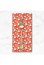 PD's Minki Kim Collection Serendipity 2, Flower Bed in Orange, Dinner Napkin