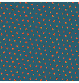 Minki Kim Serendipity 2, Strawberries in Stargazer,  Fabric Half-Yards