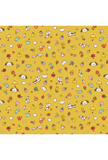 Minki Kim Serendipity 2, Toss in Golden,  Fabric Half-Yards