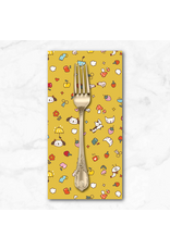 PD's Minki Kim Collection Serendipity 2, Toss in Golden, Dinner Napkin