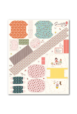 Minki Kim Serendipity 2, Pouch Panel,  36" x 44" Fabric Panel