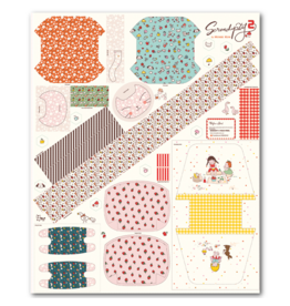 Minki Kim Serendipity 2, Pouch Panel,  36" x 44" Fabric Panel