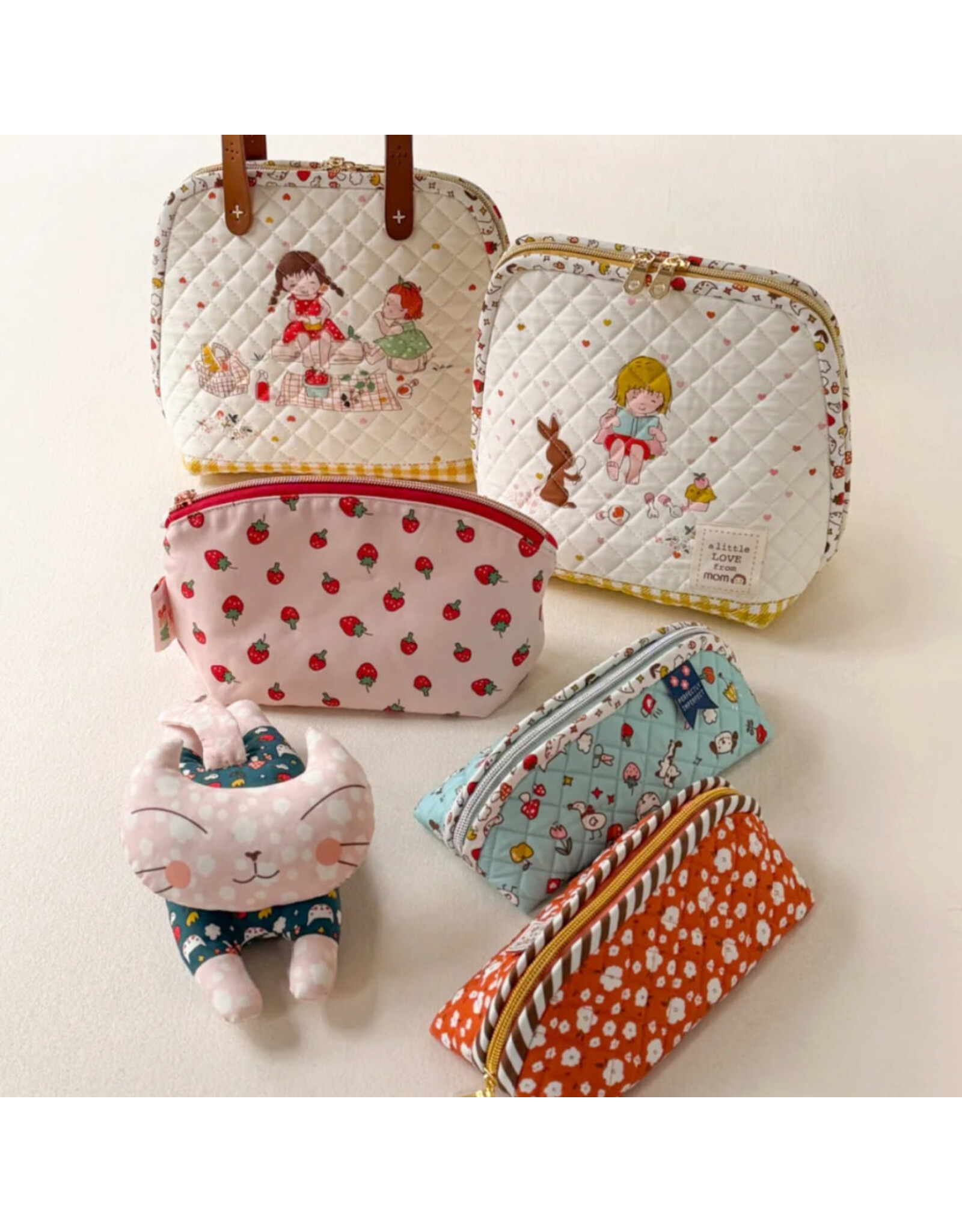 Minki Kim Serendipity 2, Pouch Panel,  36" x 44" Fabric Panel