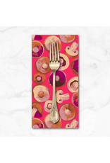 PD's Martha Negley Collection Forage, Button Mushroom in Pink, Dinner Napkin