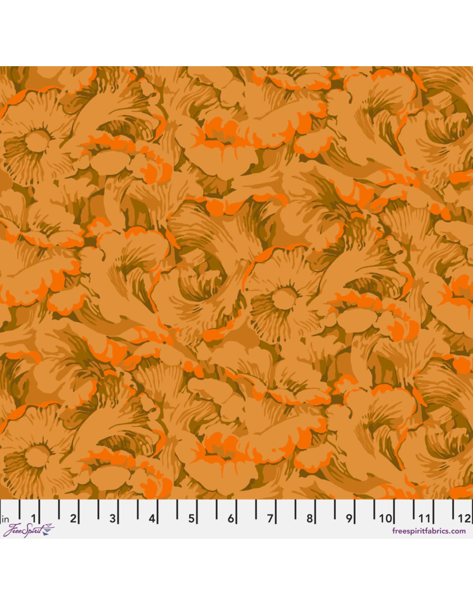 PD's Martha Negley Collection Forage, Chanterelle in Ochre, Dinner Napkin