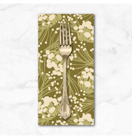 PD's Martha Negley Collection Forage, Enoki in Moss, Dinner Napkin