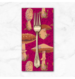 PD's Martha Negley Collection Forage, Forest in Magenta, Dinner Napkin