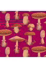 Martha Negley Forage, Forest in Magenta, Fabric Half-Yards