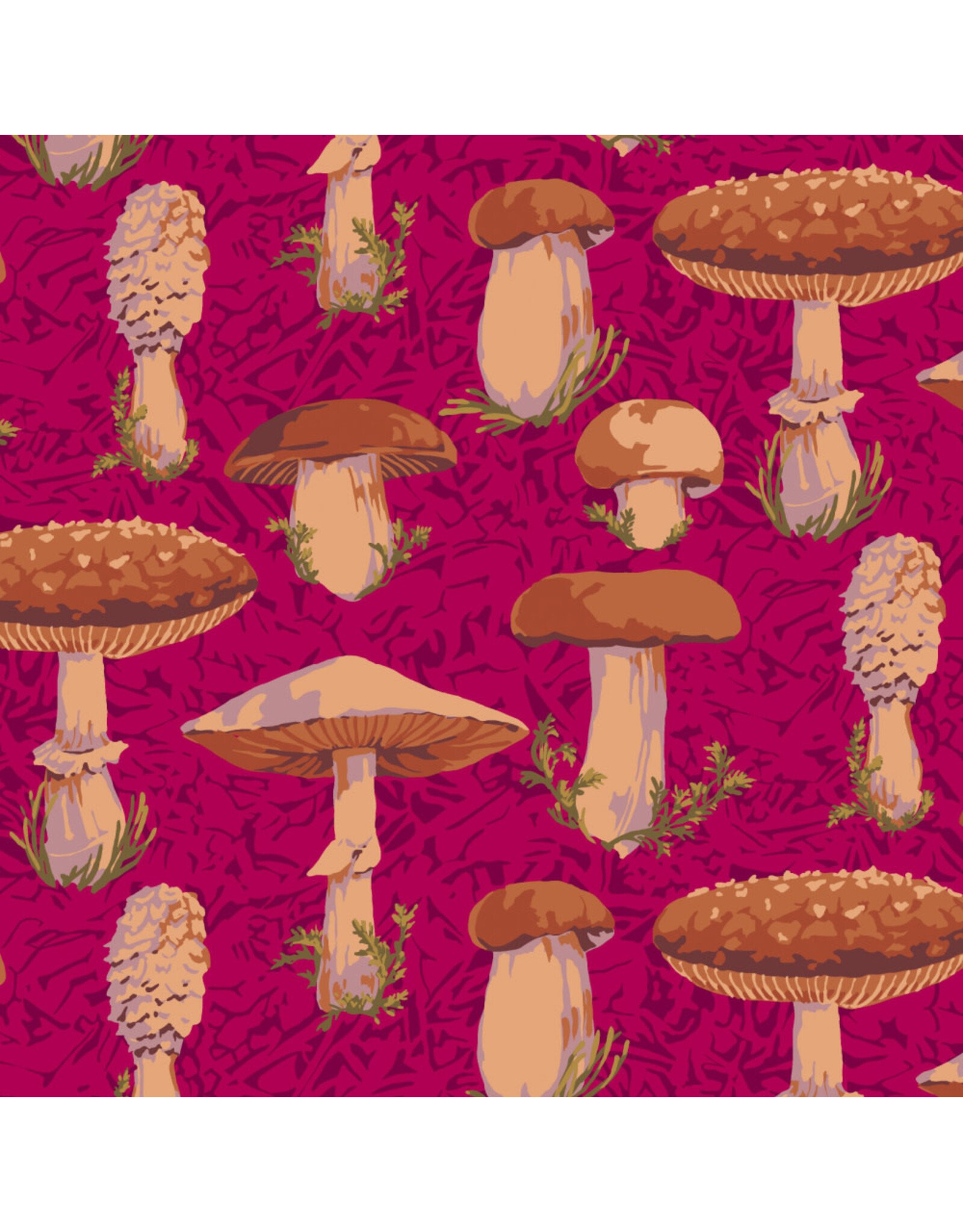 Martha Negley Forage, Forest in Magenta, Fabric Half-Yards