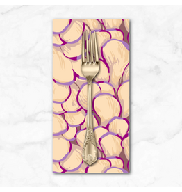 PD's Martha Negley Collection Forage, Oyster Mushroom in Light, Dinner Napkin