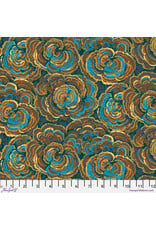 PD's Martha Negley Collection Forage, Turkey Tail in Dark Blue, Dinner Napkin