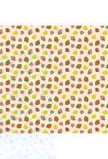 LEEZAWORKS Furruit Platter, Purrberries in Vanilla, Fabric Half-Yards