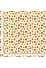 LEEZAWORKS Furruit Platter, Purrberries in Vanilla, Fabric Half-Yards