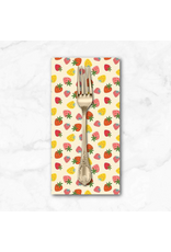 PD's LEEZAWORKS Collection Furruit Platter, Purrberries in Vanilla, Dinner Napkin