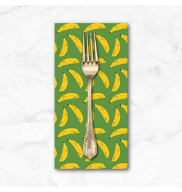 PD's LEEZAWORKS Collection Furruit Platter, Cat A Peel in Fern, Dinner Napkin