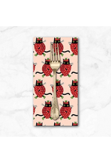 PD's LEEZAWORKS Collection Furruit Platter, Berry Nice in Blush, Dinner Napkin