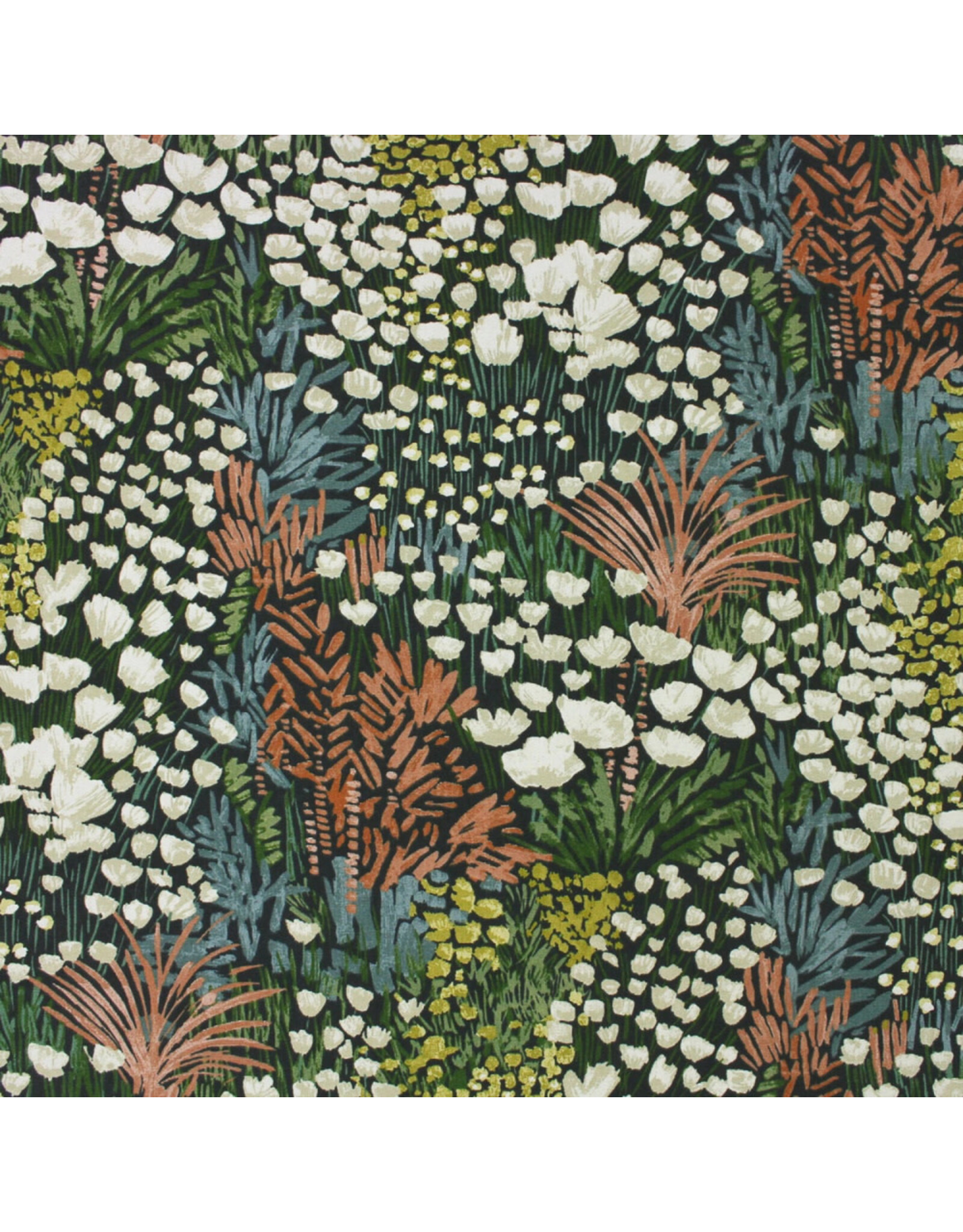 Richloom Cotton Canvas, Richloom Prints, Adelaide Bloom, Fabric Half-Yards