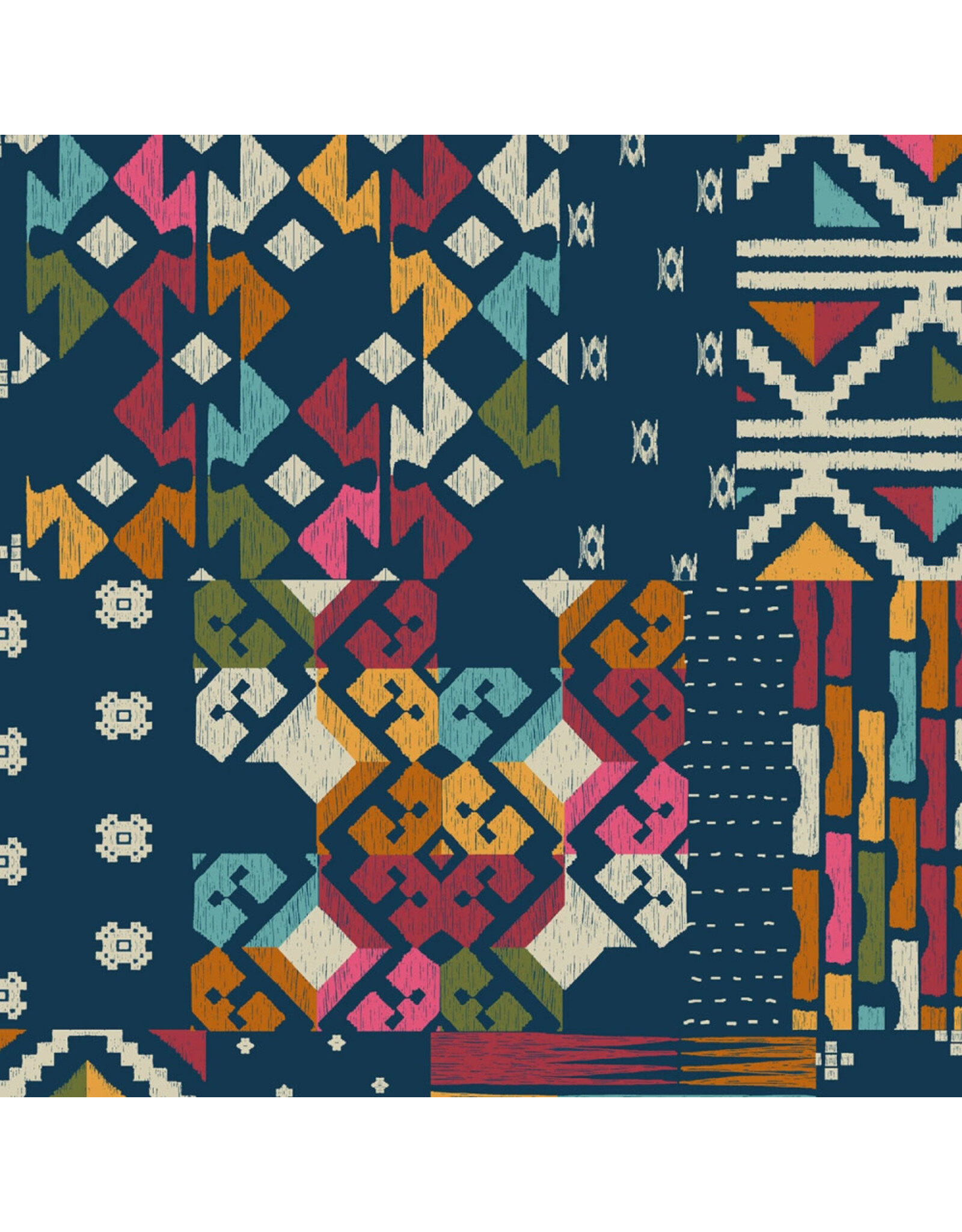 Richloom Cotton Canvas, Richloom Prints, Azella Boho, Fabric Half-Yards