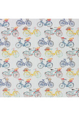 Richloom Cotton Canvas, Richloom Prints, Summer Wheels, Fabric Half-Yards