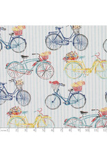 Richloom Cotton Canvas, Richloom Prints, Summer Wheels, Fabric Half-Yards
