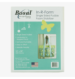 Bosal Form & Fiber Bosal In-R-Form 18" x 58"  Single Sided Fusible Foam Stabilizer