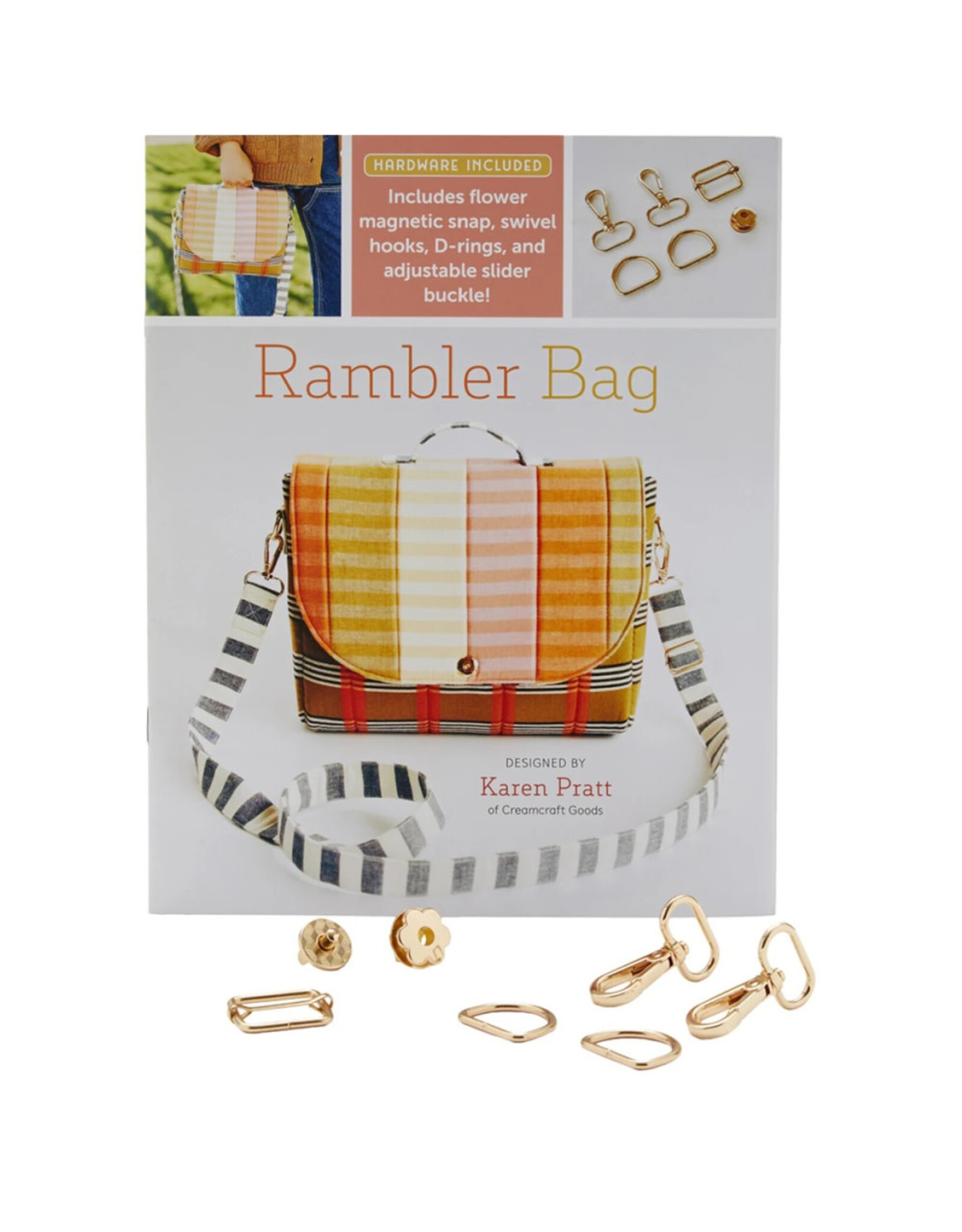 Zakka Workshop Rambler Bag, Pattern and Hardware Kit